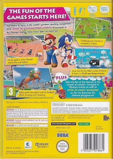 Mario & Sonic at the London 2012 Olympic Games - Wii - (B Grade) (Genbrug)